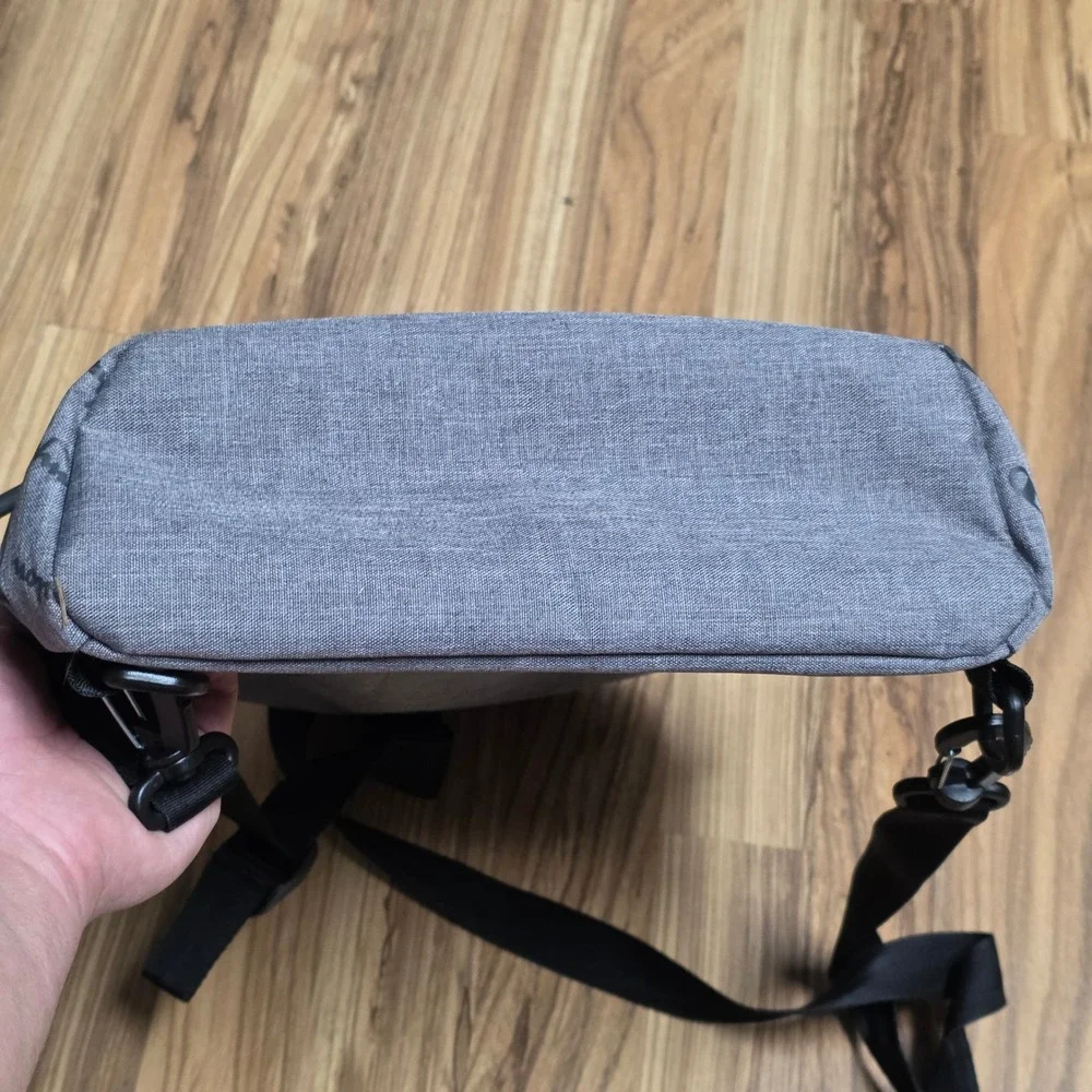 Champion Backpack Gray All Over‎ Logo Embroidered School Travel 10